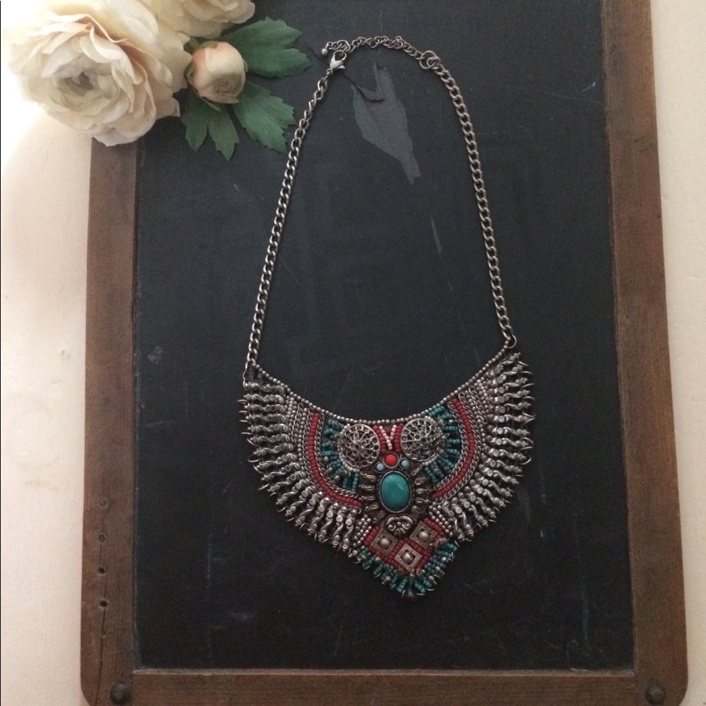Boho statement necklace